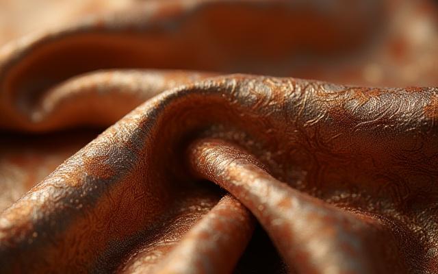 Close up of intricate fabric textures, representing textile photography